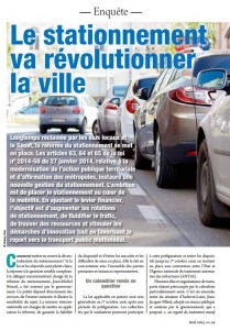 Revue des Collectivités locales : Le stationnement va révolutionner la ville
